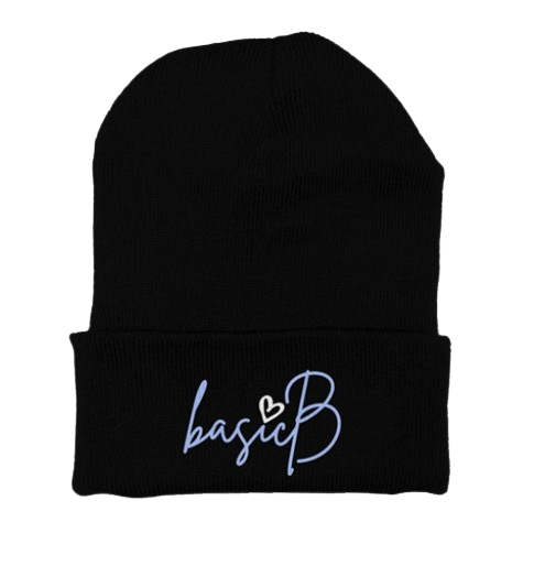 Classic Basic B Beanie. - Black